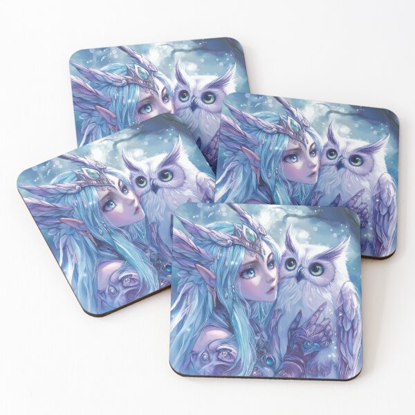 Item preview, Night Elf Tyrande Whisperwind and her Owl designed and sold by MoranaRed.