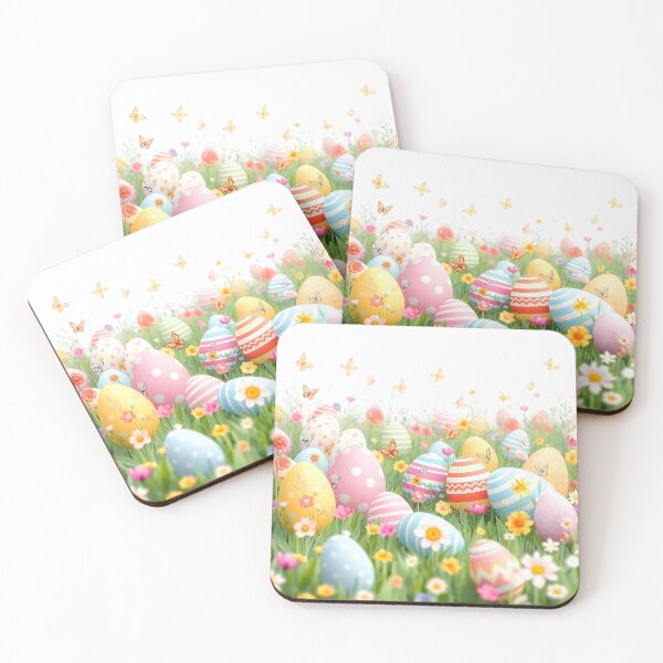 Item preview, Easter Meadow of Colorful Eggs designed and sold by NelDean.