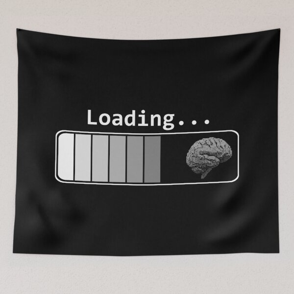Item preview, Brain Loading... Complete! sticker gift poster designed and sold by jaharek.