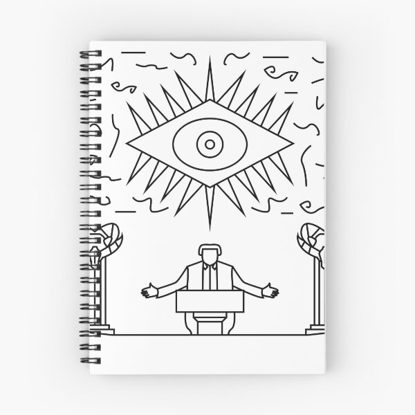 Item preview, The orator with symbolic eye and ram pillars designed and sold by estebansequeira.