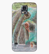 Flusspferd-Reflexionen Hülle & Klebefolie für Samsung Galaxy