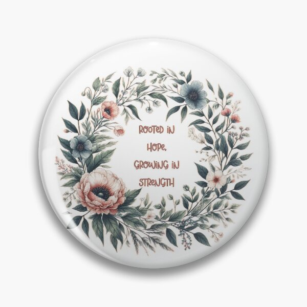 Item preview, Rooted in hope, growing in strength Floral Journals designed and sold by Meemaart.