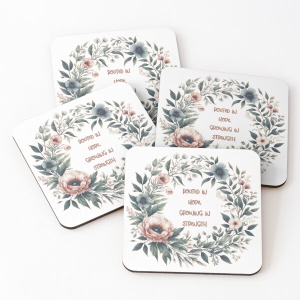 Item preview, Rooted in hope, growing in strength Floral Journals designed and sold by Meemaart.