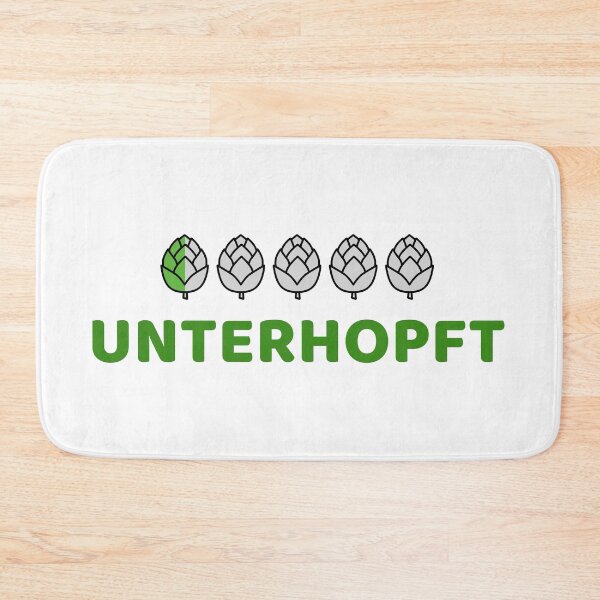 Item preview, Beer T-Shirt: Unterhopft designed and sold by WurmWeb.DesignShop.
