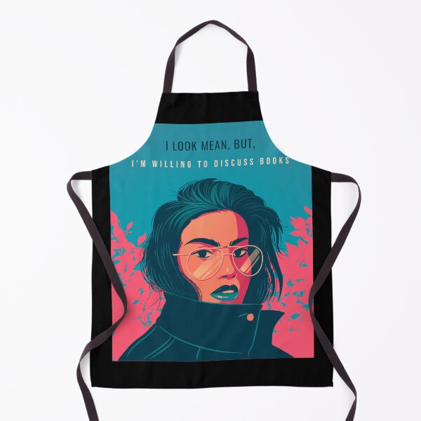 Item preview, I Look Mean, But I'll Talk Books designed and sold by Lilmoo31.