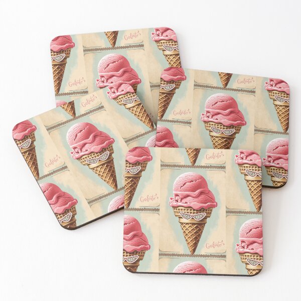 Item preview, Stay Cool! Happy Birthday! Postcard Ice Cream,  Ice-cream, Gelato 2 designed and sold by AlinaSCorner.