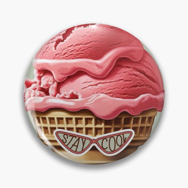 Item preview, Stay Cool! Happy Birthday! Postcard Ice Cream,  Ice-cream, Gelato 2 designed and sold by AlinaSCorner.