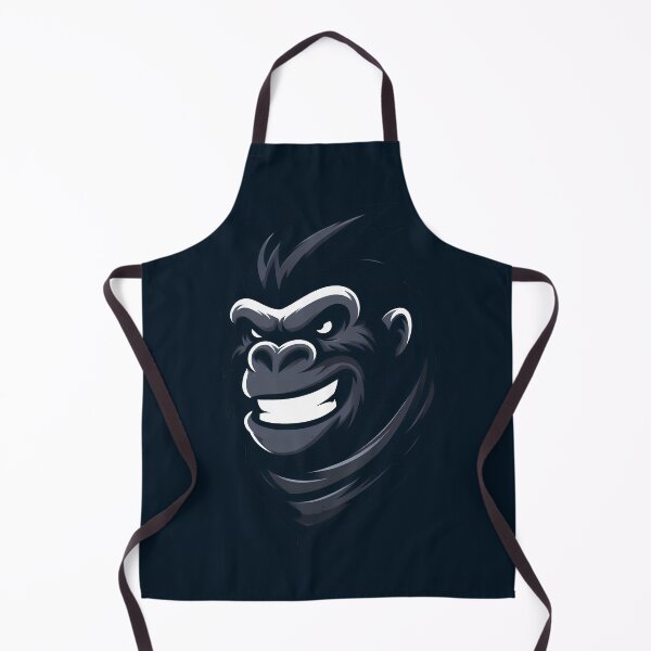Item preview,  Smiling Gorilla – Bold and Fearless Head Design designed and sold by Apex-Ape.