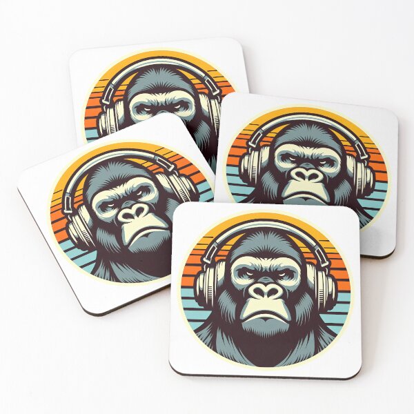 Item preview, Cool Gorilla T-Shirt: Embrace the Urban Jungle designed and sold by Apex-Ape.