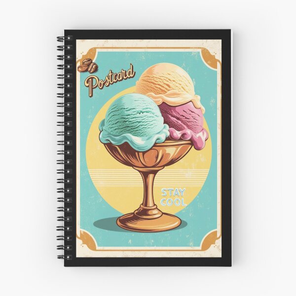 Item preview, Stay Cool! Happy Birthday! Postcard Ice Cream,  Ice-cream, Gelato  designed and sold by AlinaSCorner.