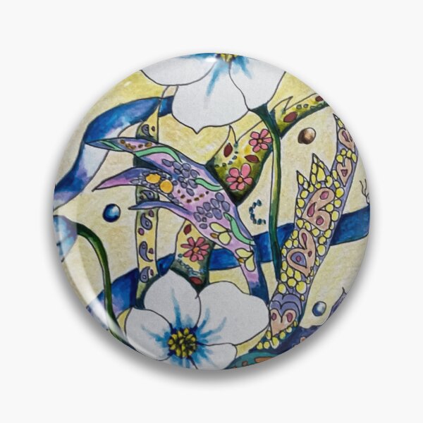 Item preview, Summer flowers with ladybugs designed and sold by Jjleroux.