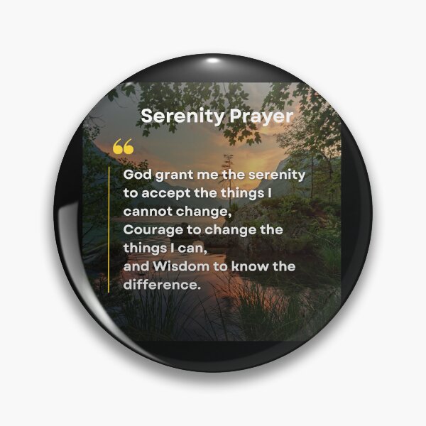 Item preview, Serenity prayer designed and sold by ArtbyShamash.