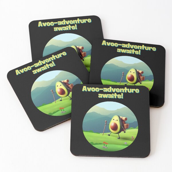 Item preview, Avocado Adventure Awaits designed and sold by Dino-Lune.