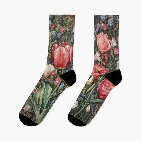 Item preview, A design of a field of tulips bloomed with the arrival of spring. designed and sold by HEMRO.