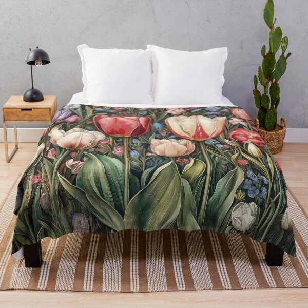 Item preview, A design of a field of tulips bloomed with the arrival of spring. designed and sold by HEMRO.