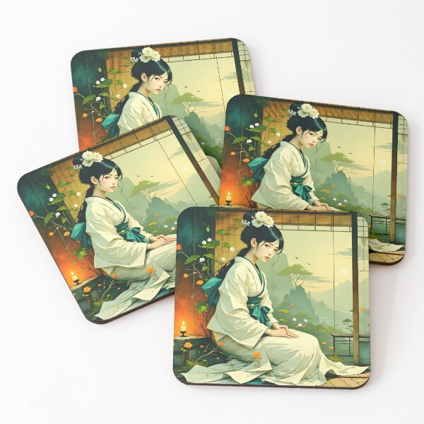 Item preview, Beautiful Japanese sitting  designed and sold by Coolparrotgirl.
