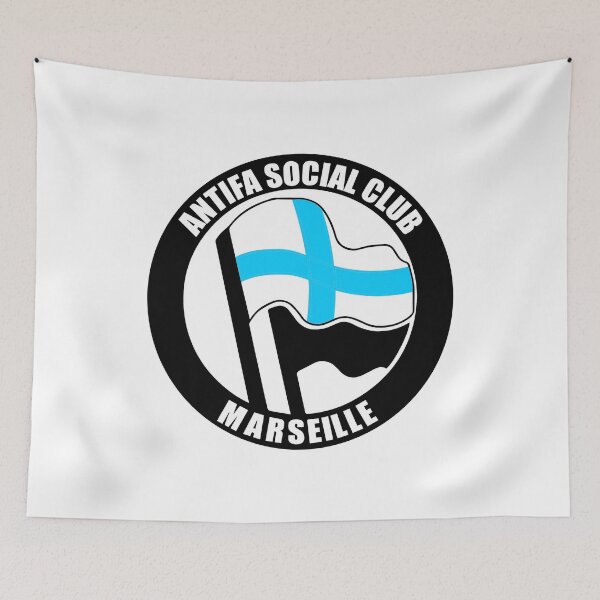 Item preview, Antifa Social Club - Marseille designed and sold by Libertat.