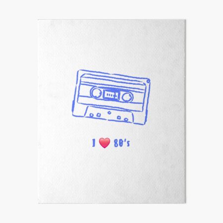 Artikel-Vorschau von Ich liebe 80er-Kassette, designt und verkauft von sugarrosekitch.