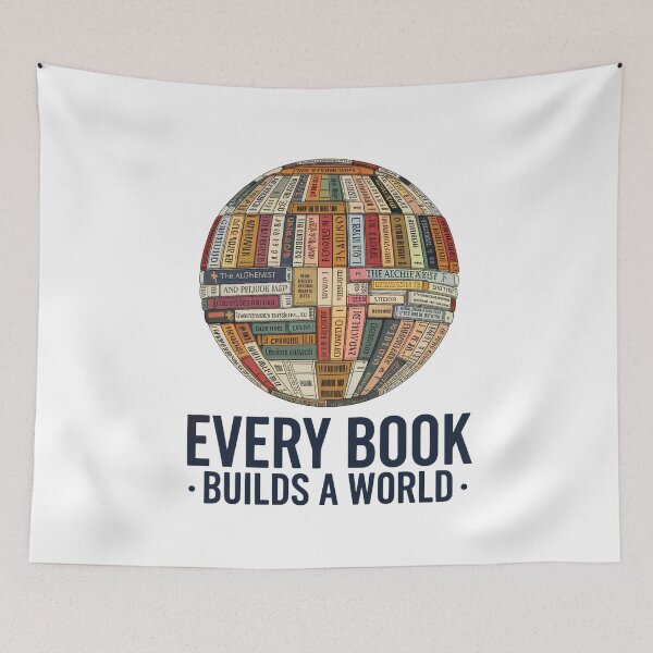 Item preview, Books as The World designed and sold by pr1me-shop.