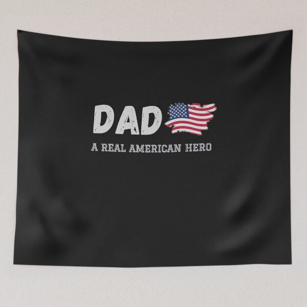 Item preview, Patriotic Dad Hero: USA Flag & Map designed and sold by Zakrytos ★★★★★.