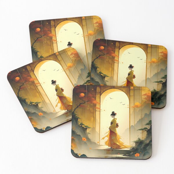 Item preview, Beautiful Japanese geisha waiting  designed and sold by Coolparrotgirl.