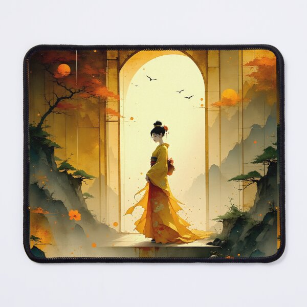 Item preview, Beautiful Japanese geisha waiting  designed and sold by Coolparrotgirl.