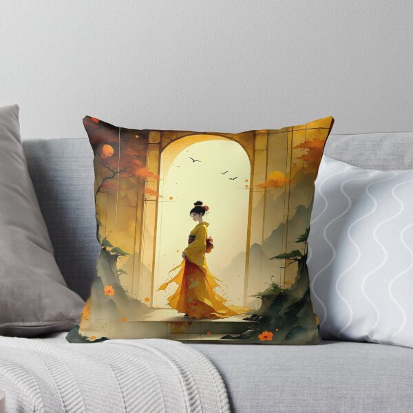 Item preview, Beautiful Japanese geisha waiting  designed and sold by Coolparrotgirl.