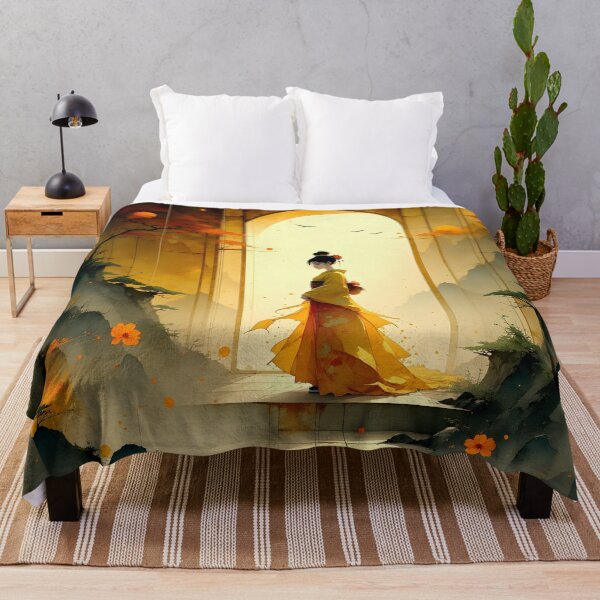 Item preview, Beautiful Japanese geisha waiting designed and sold by Coolparrotgirl.