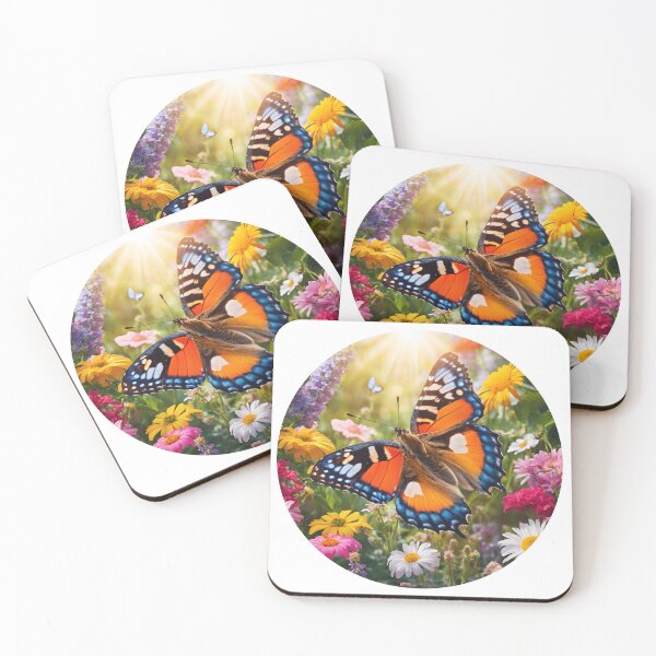 Item preview, Butterfly and flower  designed and sold by Gardenpets.