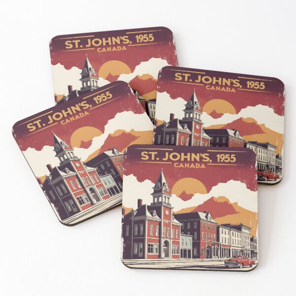 Item preview, Newfoundland and Labrador Canada 1950s Vintage Travel Tourism designed and sold by TravelersGems.