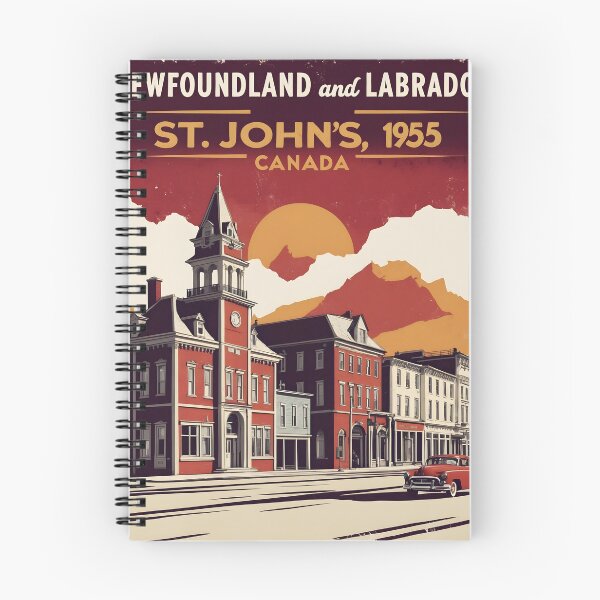 Item preview, Newfoundland and Labrador Canada 1950s Vintage Travel Tourism designed and sold by TravelersGems.