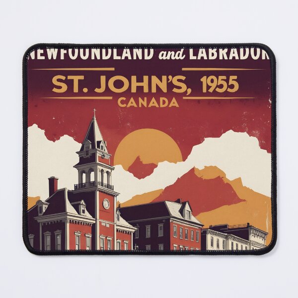 Item preview, Newfoundland and Labrador Canada 1950s Vintage Travel Tourism designed and sold by TravelersGems.