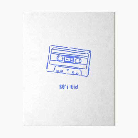 Artikel-Vorschau von 80er-Jahre-Kid-Kassette, designt und verkauft von sugarrosekitch.