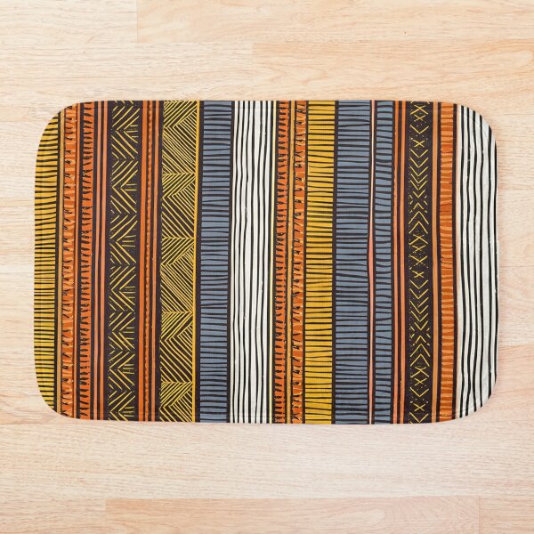 Item preview, African Hand-Drawn Stripe Pattern designed and sold by sharamvatani.