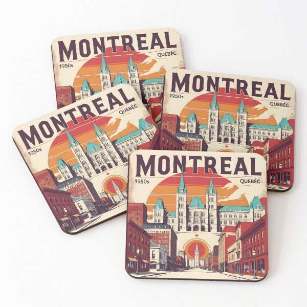 Item preview, Montreal Quebec Canada 1950s Vintage Travel Tourism designed and sold by TravelersGems.