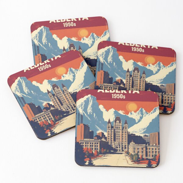 Item preview, Alberta Canada 1950s Vintage Travel Tourism designed and sold by TravelersGems.