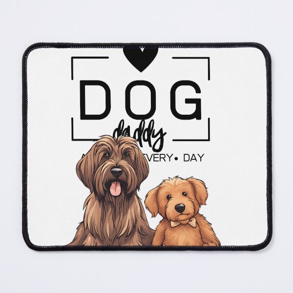 Item preview, Adorable Briard with a Plush Teddy Bear – Cartoon Illustration designed and sold by GoodyPaws.