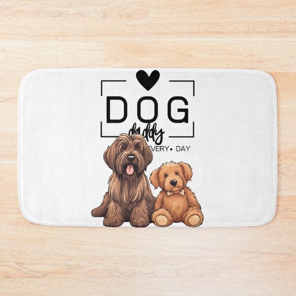 Item preview, Adorable Briard with a Plush Teddy Bear – Cartoon Illustration designed and sold by GoodyPaws.
