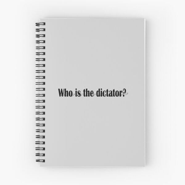 Item preview, Who is a dictator? designed and sold by Cherevan.