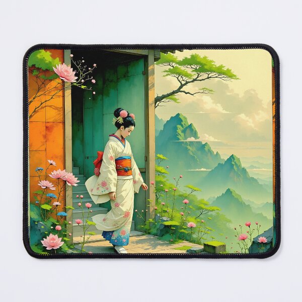 Item preview, Beautiful Japanese geisha walking  designed and sold by Coolparrotgirl.