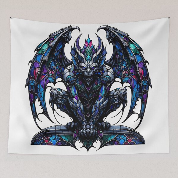 Item preview, Gothic Stained Glass Gargoyle designed and sold by EmptyFigureHead.