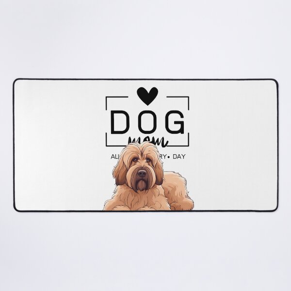 Item preview, Adorable Briard with a Plush Teddy Bear – Cartoon Illustration designed and sold by GoodyPaws.