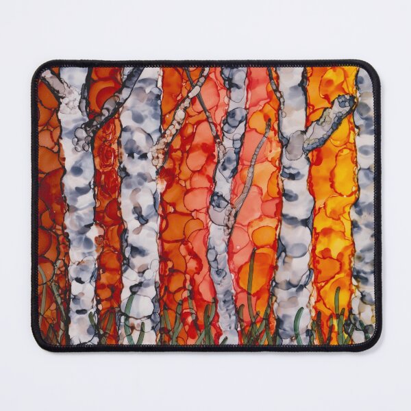 Item preview, birch trees in fall designed and sold by CraftyRivers.
