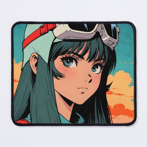 Item preview, Nouakchott Mauritania Retro Anime Girl 80s Vintage Travel designed and sold by Retro-Anime9.