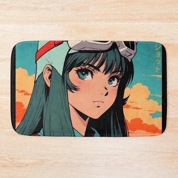 Item preview, Nouakchott Mauritania Retro Anime Girl 80s Vintage Travel designed and sold by Retro-Anime9.