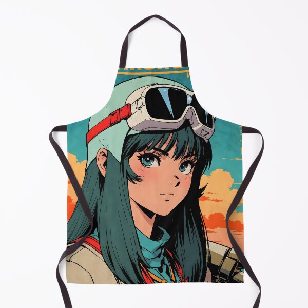 Item preview, Nouakchott Mauritania Retro Anime Girl 80s Vintage Travel designed and sold by Retro-Anime9.