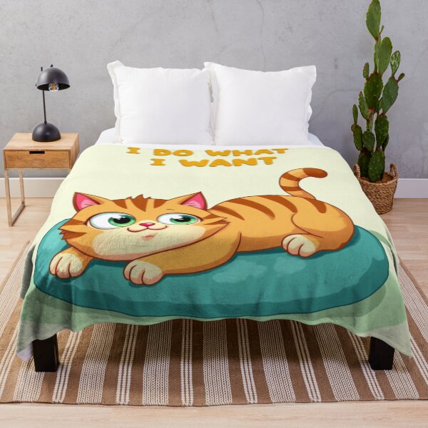 Item preview, "I Do What I Want" - Funny Cat Attitude Design designed and sold by CosyCush.