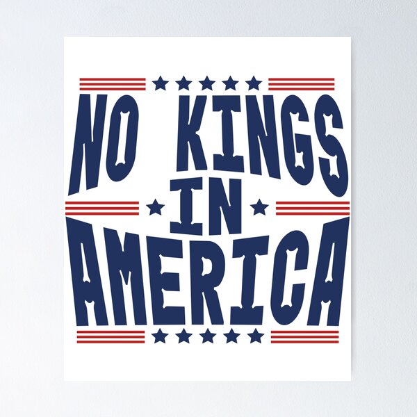 Item preview, No Kings In America designed and sold by Zeemazoo.