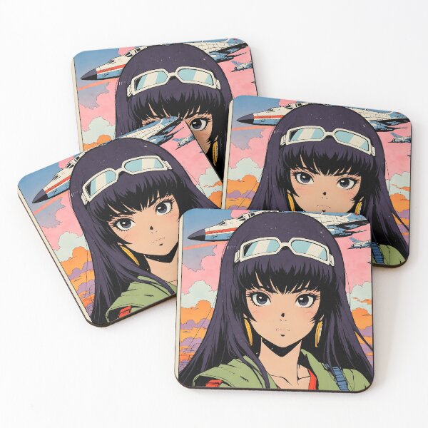 Item preview, N'Djamena Chad Retro Anime Girl 80s Vintage Travel designed and sold by Retro-Anime9.