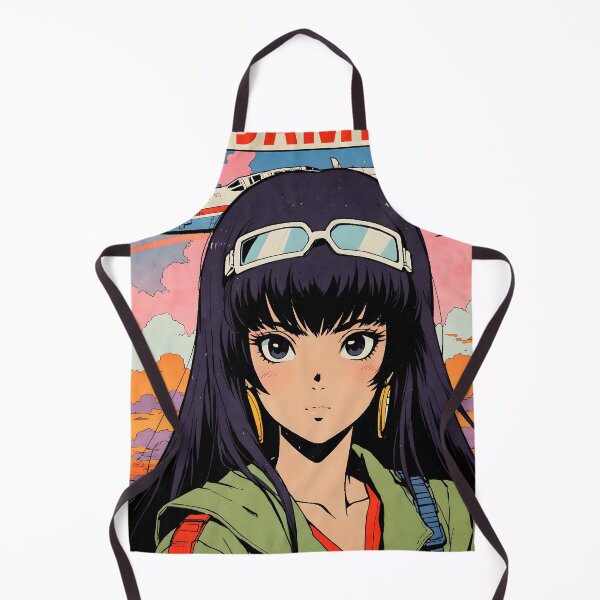 Item preview, N'Djamena Chad Retro Anime Girl 80s Vintage Travel designed and sold by Retro-Anime9.